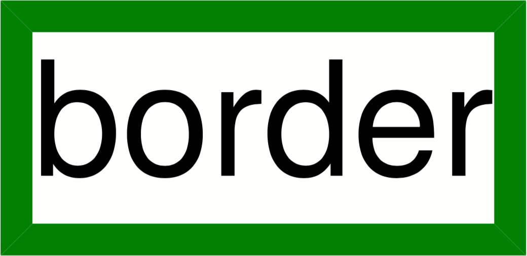 Bild eines einfachen HTML Rands